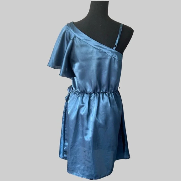 I.N. San Francisco One Shoulder Satin Dresses - Picture 3 of 14